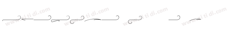 BLACKHAWK Swash字体转换